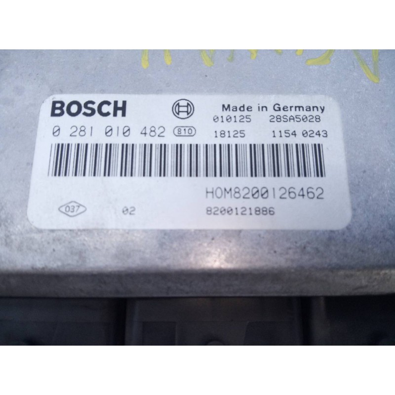 Recambio de centralita motor uce para renault laguna ii (bg0) authentique referencia OEM IAM 0281010482 8200126462 E2-A1-38-4