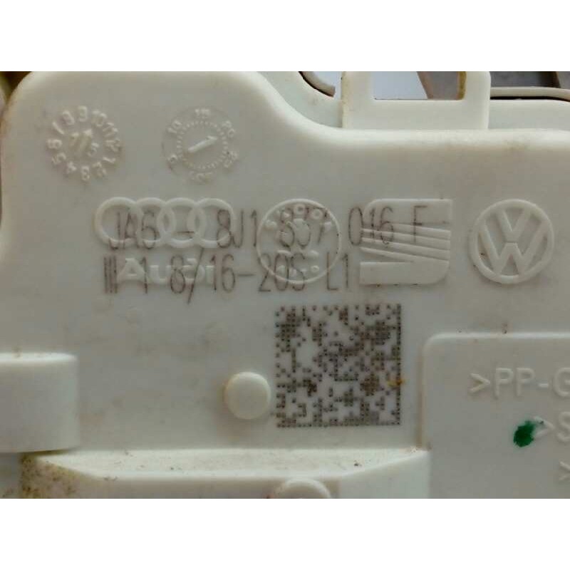 Recambio de cerradura puerta delantera derecha para audi q3 (8ug) design quattro referencia OEM IAM 8J1837016F  E1-B6-28-2