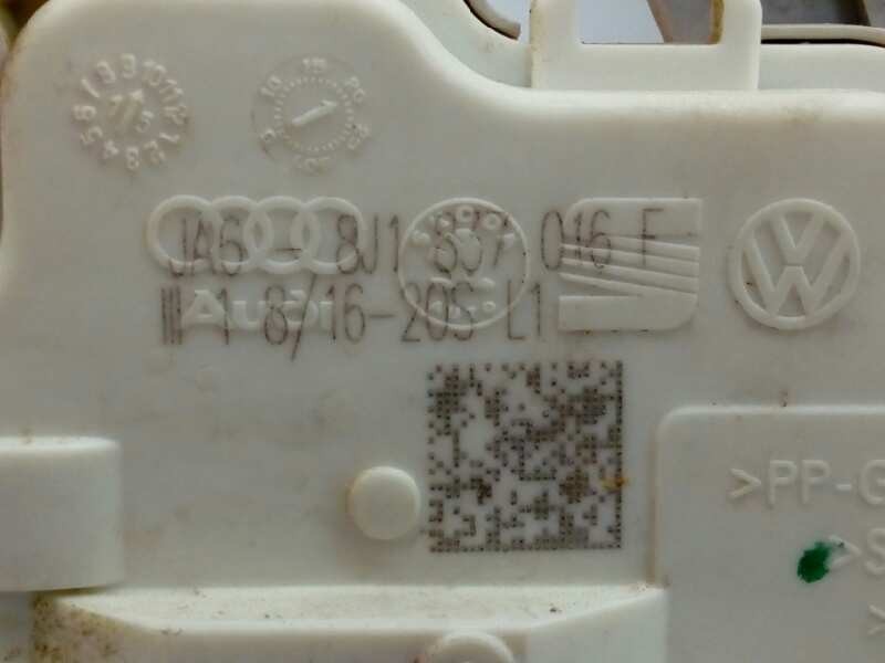 Recambio de cerradura puerta delantera derecha para audi q3 (8ug) design quattro referencia OEM IAM 8J1837016F  E1-B6-28-2