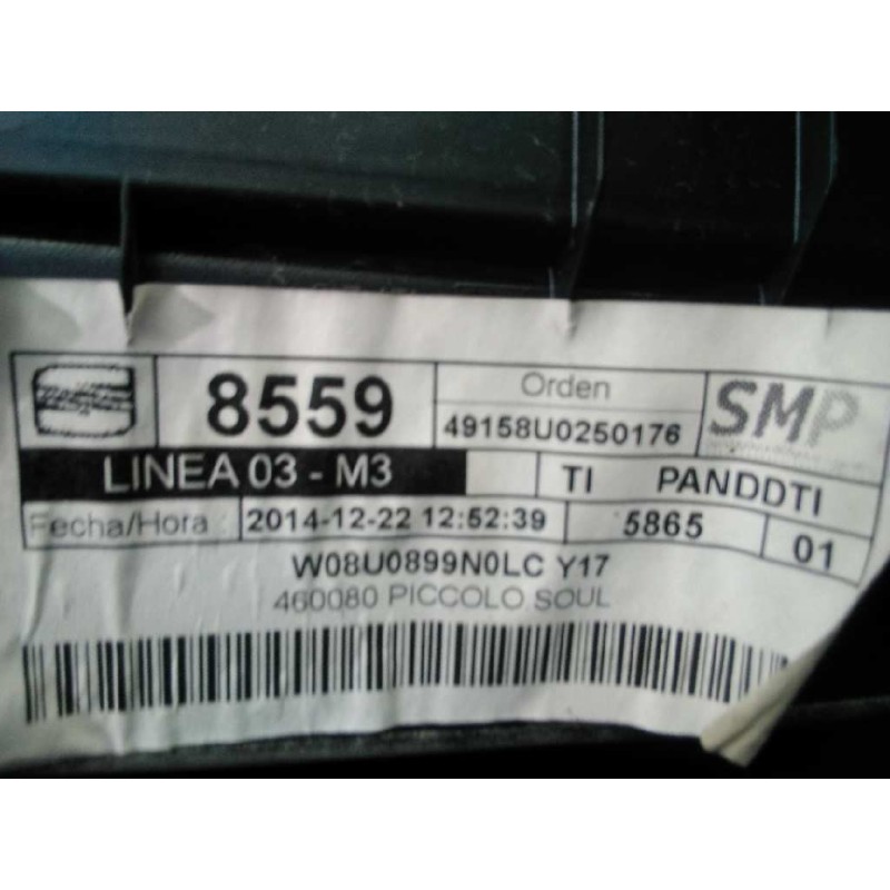 Recambio de guarnecido puerta trasera izquierda para audi q3 (8ug) design quattro referencia OEM IAM W08U08994R2C5PR W08U0899N0L