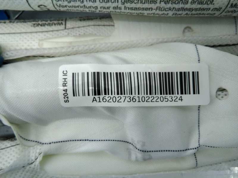 Recambio de airbag cortina delantero derecho para mercedes-benz clase c (w204) familiar c 350 t cdi 4-matic blueefficiency (204.
