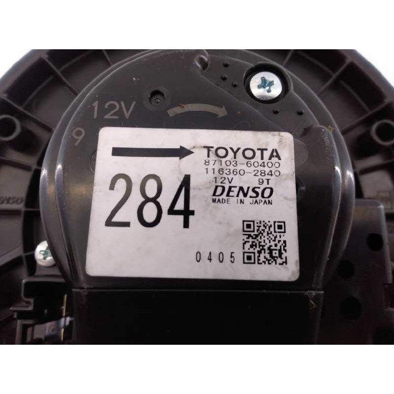 Recambio de ventilador calefaccion para toyota land cruiser (j15) gx referencia OEM IAM 8710360400 1163602840 E3-B2-46-4