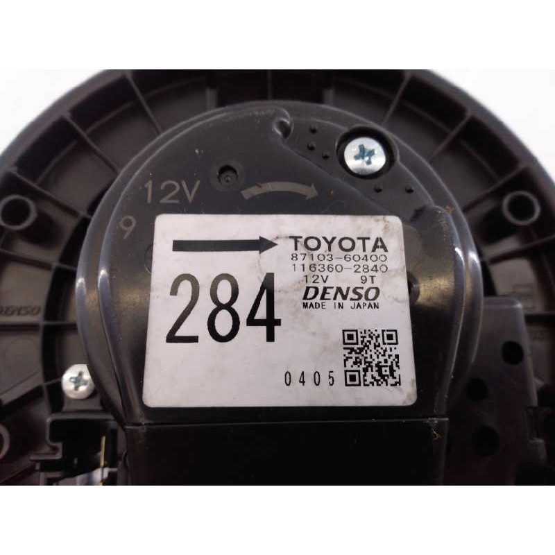 Recambio de ventilador calefaccion para toyota land cruiser (j15) gx referencia OEM IAM 8710360400 1163602840 E3-B2-46-4