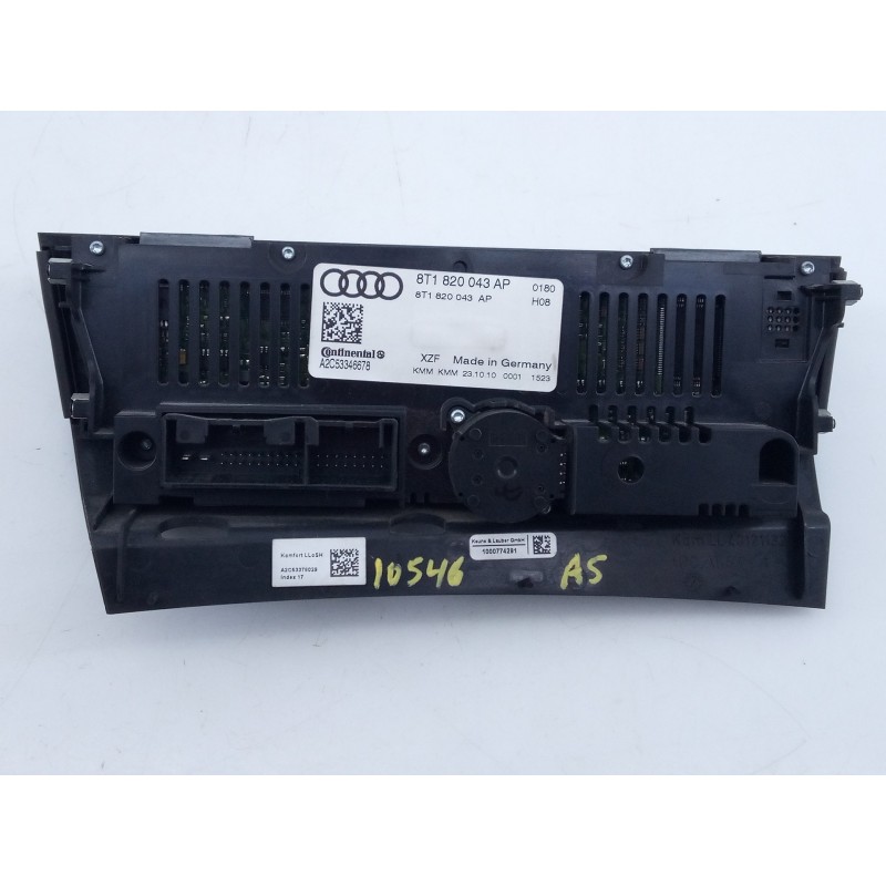 Recambio de mando climatizador para audi a5 coupe (8t) 3.0 tdi quattro referencia OEM IAM 8T1820043AP A2C53346678 E2-A3-13-1