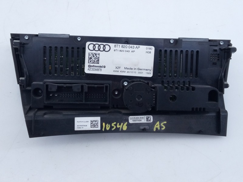 Recambio de mando climatizador para audi a5 coupe (8t) 3.0 tdi quattro referencia OEM IAM 8T1820043AP A2C53346678 E2-A3-13-1