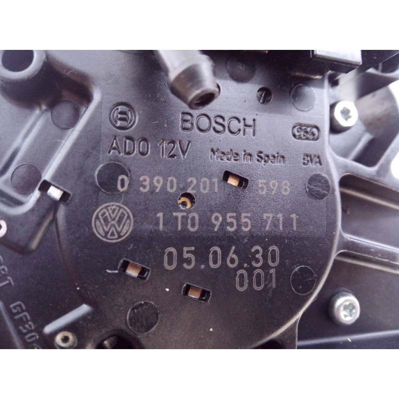 Recambio de motor limpia trasero para volkswagen touran (1t1) trendline referencia OEM IAM 1T0955711 0390201598 E1-B6-44-2