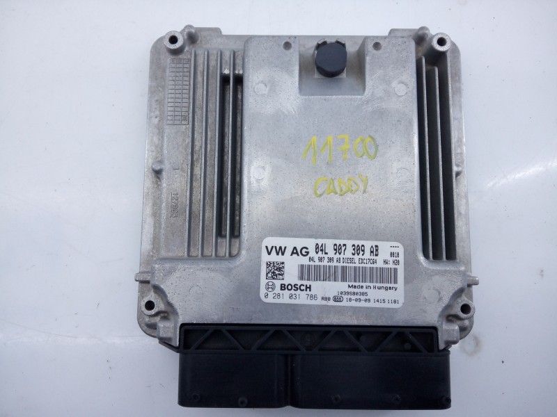 Recambio de centralita motor uce para volkswagen caddy furgón/kombi maxi kombi bmt referencia OEM IAM 04L907309AB 0281031786 E2-