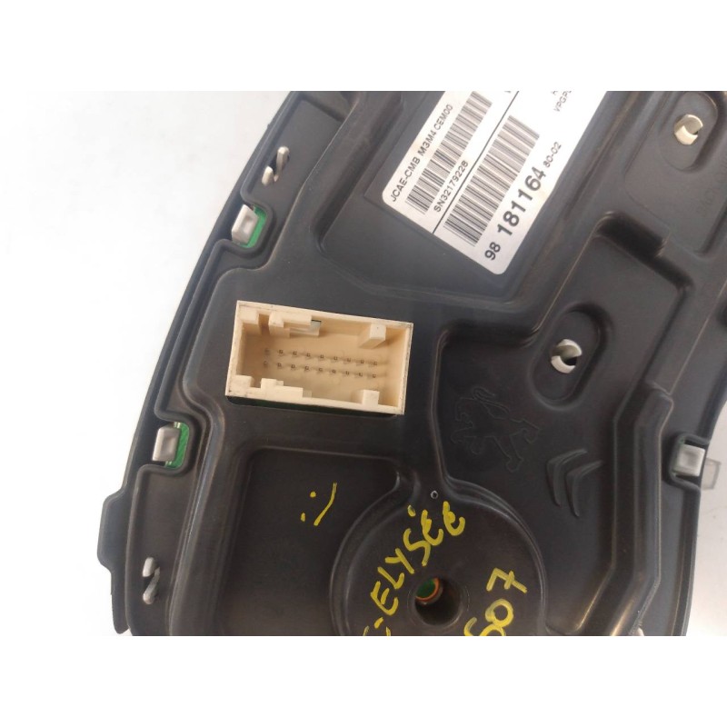 Recambio de cuadro instrumentos para citroën c-elysée shine referencia OEM IAM 9818116480  