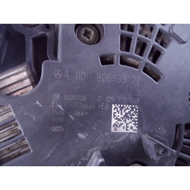Recambio de alternador para mercedes-benz clase cla (w117) cla referencia OEM IAM A0009063322 0125711028 P3-A6-14-3