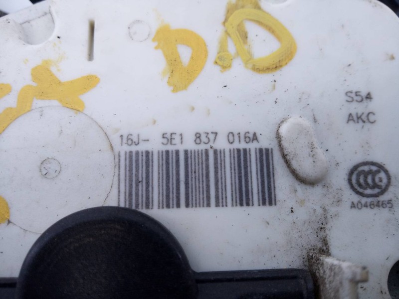 Recambio de cerradura puerta delantera derecha para skoda octavia combi (5e5) active referencia OEM IAM 16J5E11837016A  E1-A5-44