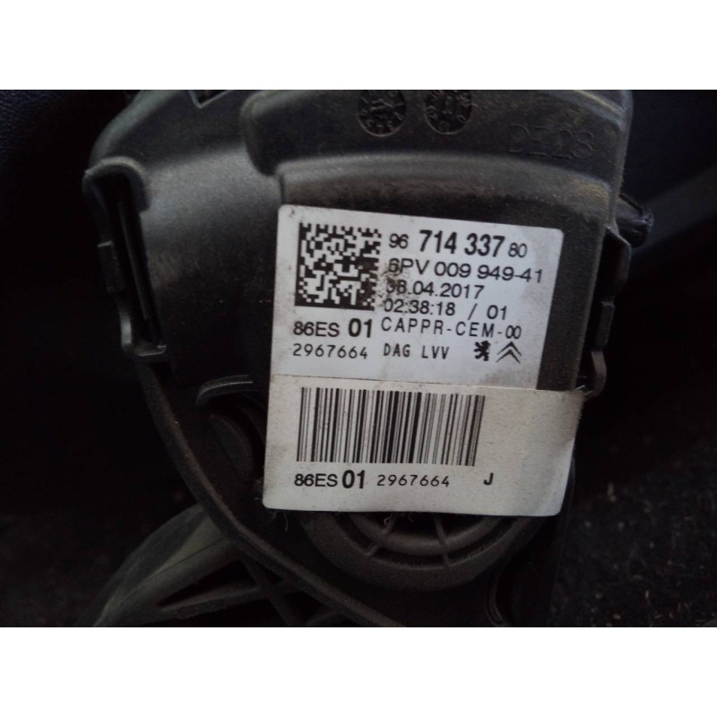 Recambio de pedal acelerador para citroën c-elysée shine referencia OEM IAM 9671433780 6PV00994980 