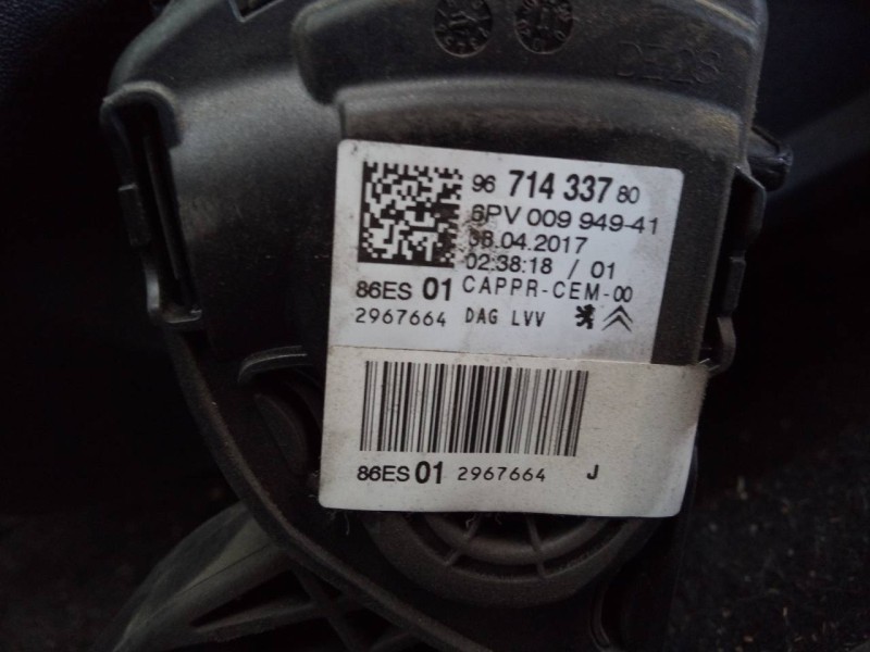 Recambio de pedal acelerador para citroën c-elysée shine referencia OEM IAM 9671433780 6PV00994980 