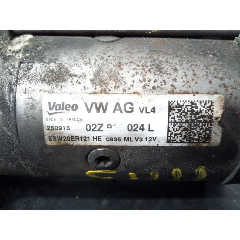 Recambio de motor arranque para skoda octavia combi (5e5) active referencia OEM IAM 02Z911024L 250915 P3-B7-8-2