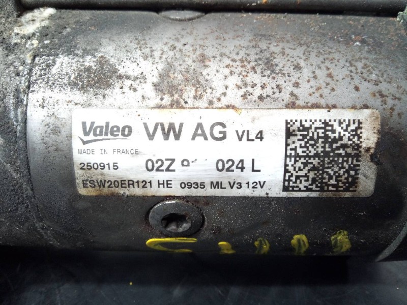 Recambio de motor arranque para skoda octavia combi (5e5) active referencia OEM IAM 02Z911024L 250915 P3-B7-8-2