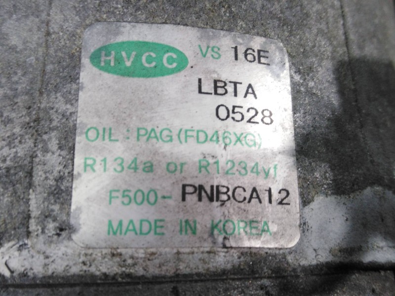 Recambio de compresor aire acondicionado para kia carens ( ) drive referencia OEM IAM F500PNBCA12  P3-A2-8-3