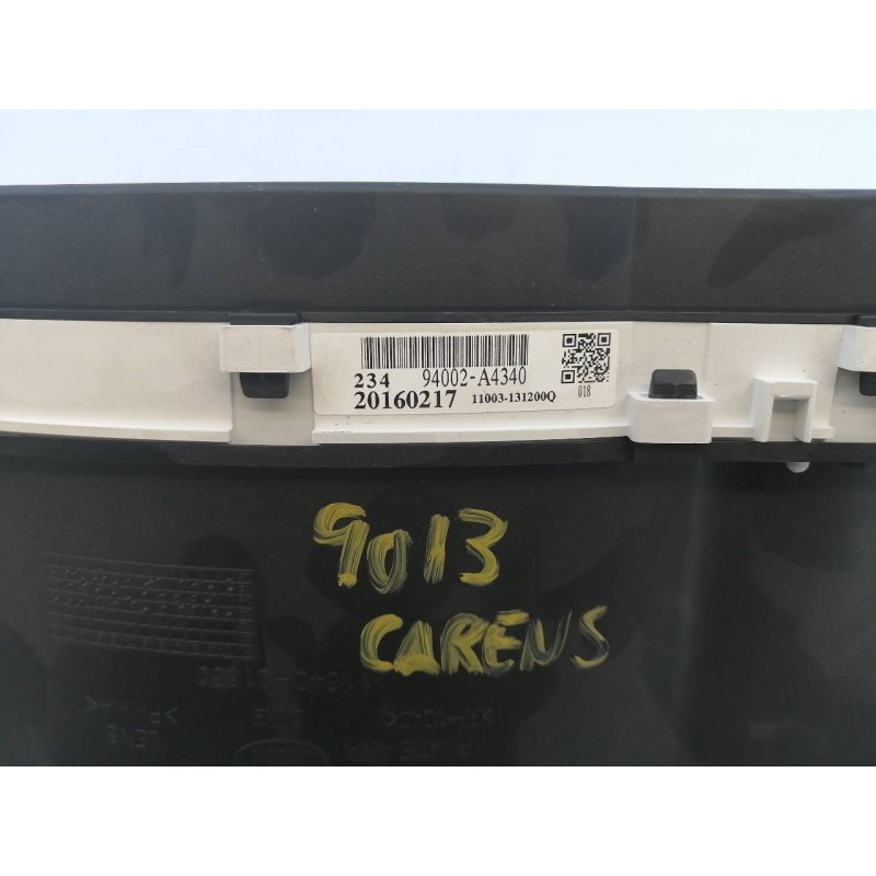 Recambio de cuadro instrumentos para kia carens ( ) drive referencia OEM IAM 94002A4340 20160217 E3-A3-10-4