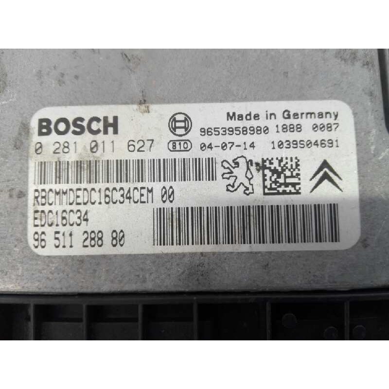Recambio de centralita motor uce para peugeot 307 break / sw (s1) sw pack referencia OEM IAM 0281011627 9651128880 E3-B2-29-3