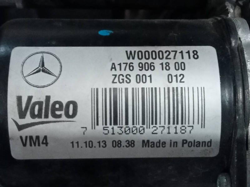 Recambio de motor limpia delantero para mercedes-benz clase cla (w117) cla referencia OEM IAM A1769061800  