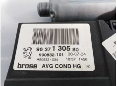 Recambio de motor elevalunas delantero izquierdo para peugeot 307 break / sw (s1) sw pack referencia OEM IAM 9637130580  E1-A4-1 2