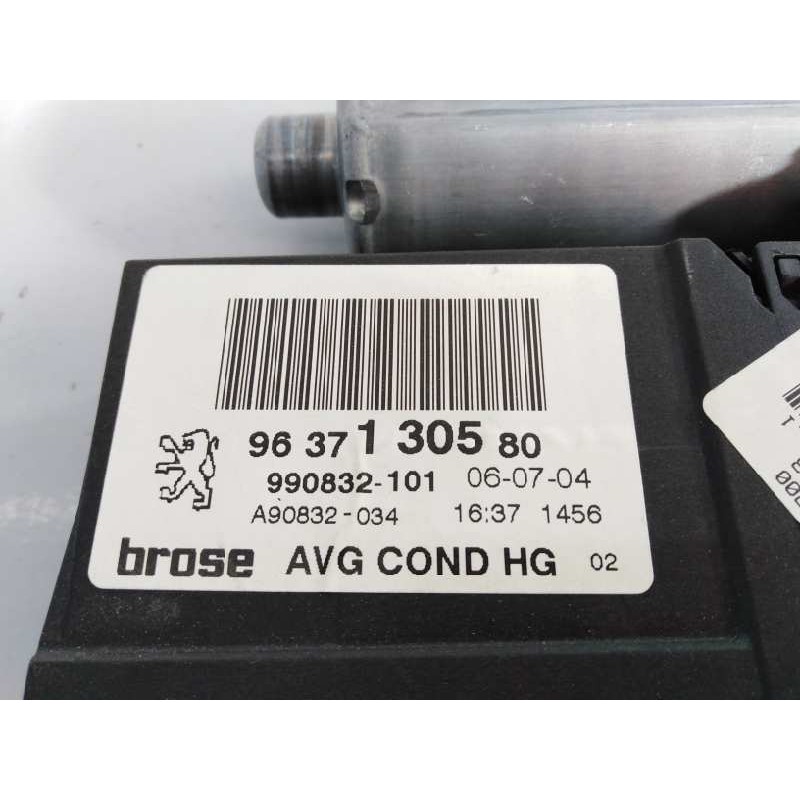 Recambio de motor elevalunas delantero izquierdo para peugeot 307 break / sw (s1) sw pack referencia OEM IAM 9637130580  E1-A4-1