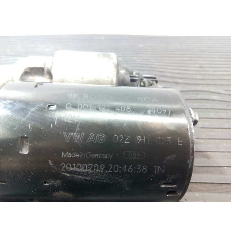 Recambio de motor arranque para volkswagen scirocco (137) 1.4 tsi (90kw) referencia OEM IAM 02Z911023E 0001121408 