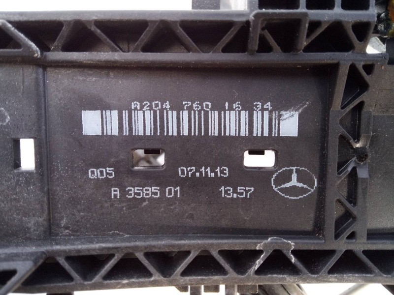 Recambio de cerradura puerta trasera derecha para mercedes-benz clase cla (w117) cla referencia OEM IAM A2047601634  E1-A2-32-2