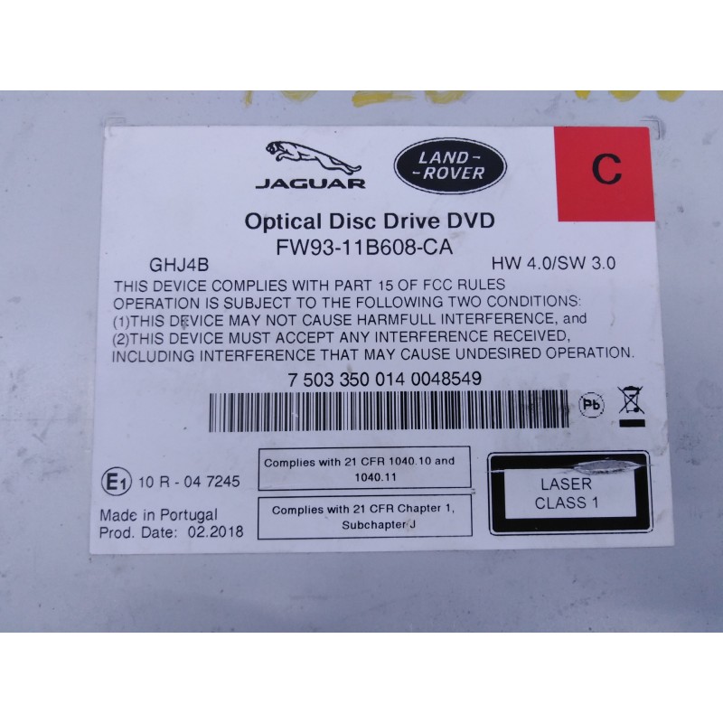 Recambio de sistema navegacion gps para land rover discovery 5 td6 hse referencia OEM IAM GX6319C299 FW9311B608CA 