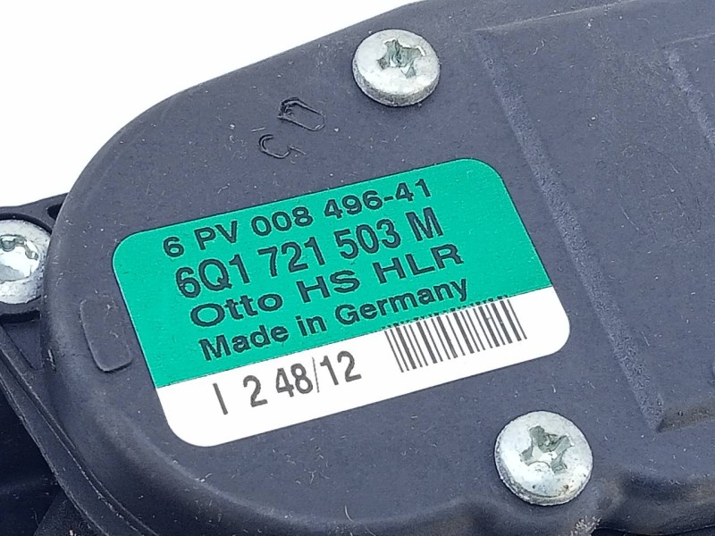 Recambio de pedal acelerador para audi a1 (8x) attraction referencia OEM IAM 6Q1721503M  