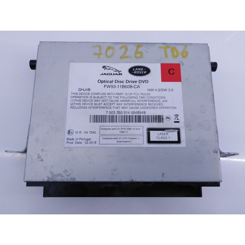 Recambio de sistema navegacion gps para land rover discovery 5 td6 hse referencia OEM IAM GX6319C299 FW9311B608CA 