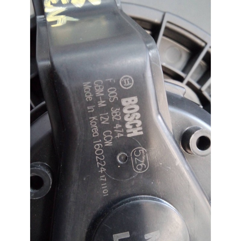 Recambio de ventilador calefaccion para kia carens ( ) drive referencia OEM IAM F00S3B2474  E3-A3-10-4