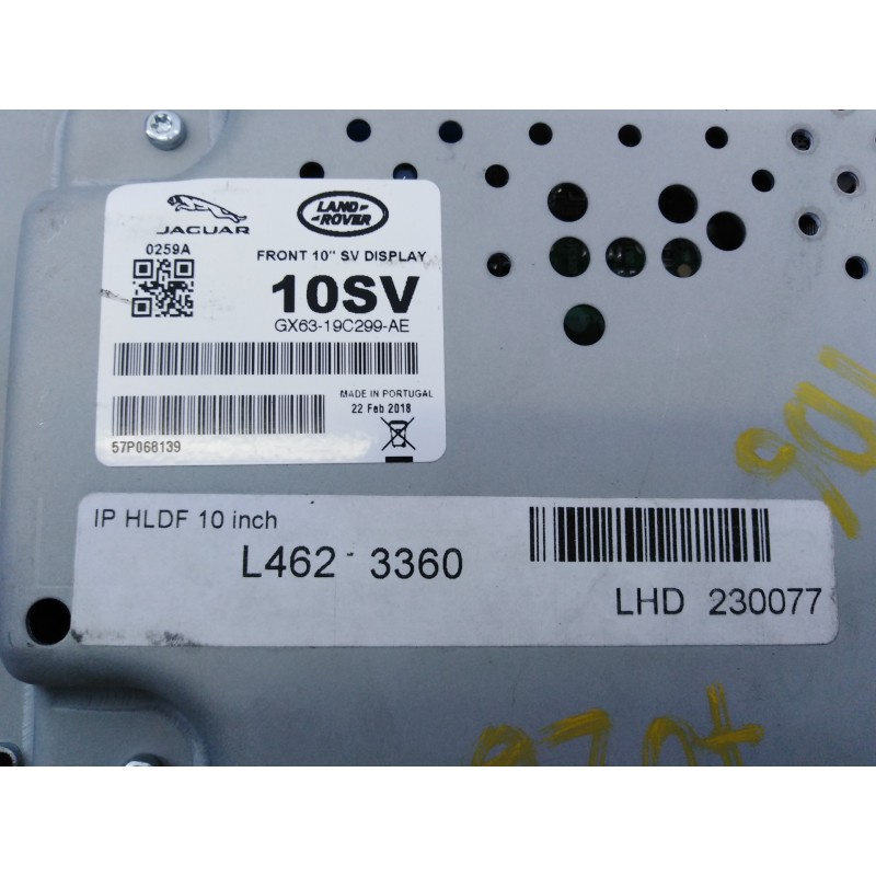 Recambio de sistema navegacion gps para land rover discovery 5 td6 hse referencia OEM IAM GX6319C299 FW9311B608CA 