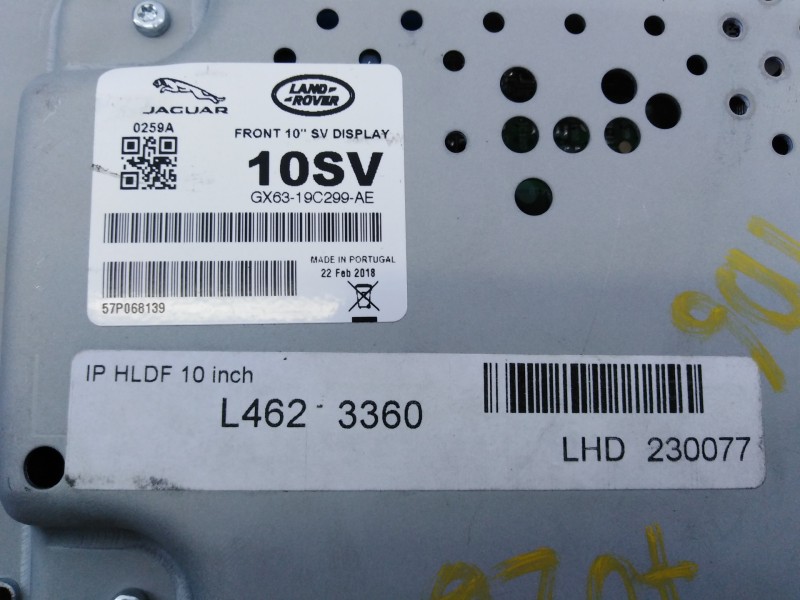 Recambio de sistema navegacion gps para land rover discovery 5 td6 hse referencia OEM IAM GX6319C299 FW9311B608CA 