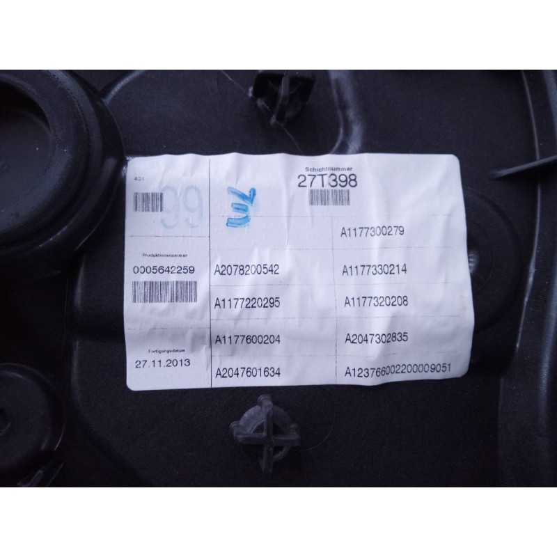 Recambio de elevalunas trasero derecho para mercedes-benz clase cla (w117) cla referencia OEM IAM A2078200542  