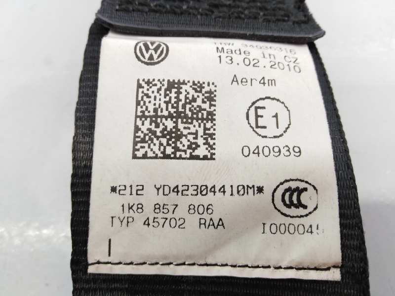 Recambio de cinturon seguridad trasero derecho para volkswagen scirocco (137) 1.4 tsi (90kw) referencia OEM IAM 1K8857806  E1-B6