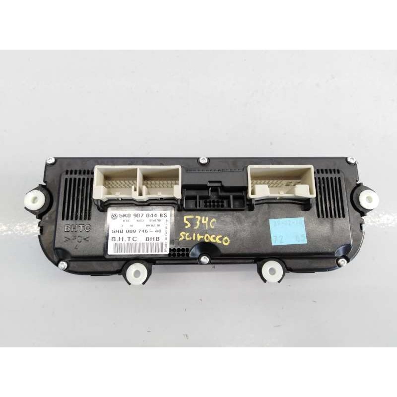 Recambio de mando climatizador para volkswagen scirocco (137) 1.4 tsi (90kw) referencia OEM IAM 5K0907044BS 5HB009746 E2-A1-4-5
