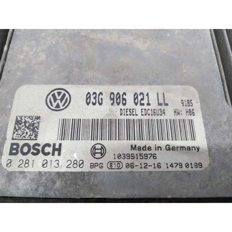 Recambio de centralita motor uce para seat leon (1p1) referencia OEM IAM 03G906021LL 0281013280 E1-A3-6-2