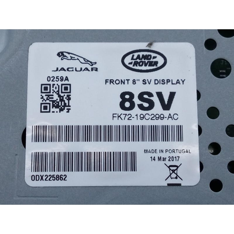 Recambio de sistema navegacion gps para land rover evoque pure referencia OEM IAM 17030603 00X225862 E3-B3-18-2
