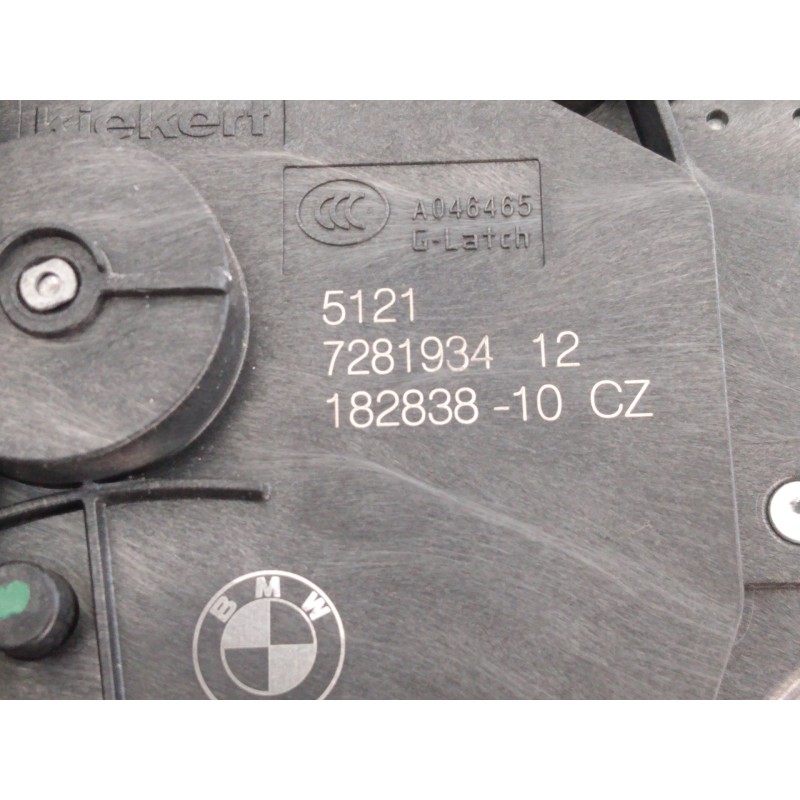 Recambio de cerradura puerta delantera derecha para bmw serie x1 (f48) sdrive18d referencia OEM IAM 18283810 7281934 E1-A3-48-2