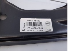 Recambio de elevalunas delantero derecho para nissan qashqai (j11) acenta referencia OEM IAM 807004EA0D  E2-A4-3-2 2