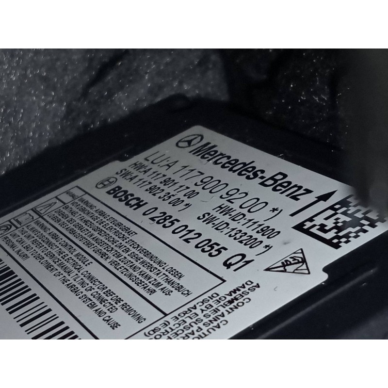 Recambio de kit airbag para mercedes-benz clase cla (w117) cla referencia OEM IAM A1179009200 0285012055 