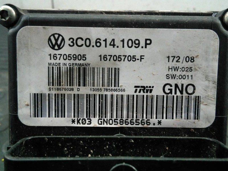 Recambio de abs para volkswagen passat berlina (3c2) advance referencia OEM IAM 3C0614109P  P3-A8-12-2