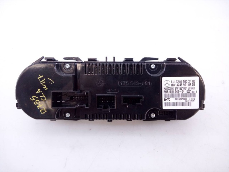 Recambio de mando climatizador para mercedes-benz clase cla (w117) cla referencia OEM IAM A2469002408 A2469010805 E3-A1-28-3