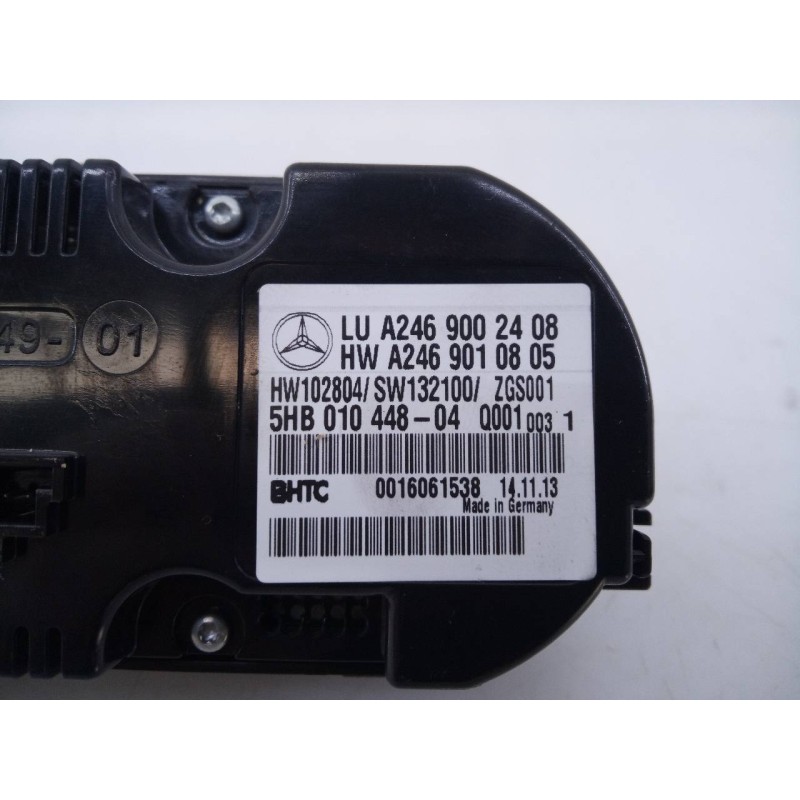 Recambio de mando climatizador para mercedes-benz clase cla (w117) cla referencia OEM IAM A2469002408 A2469010805 E3-A1-28-3
