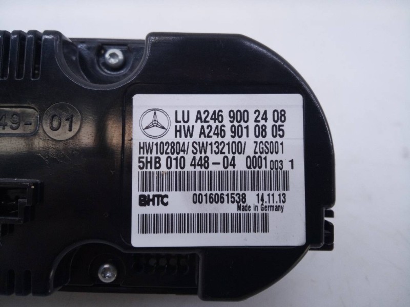 Recambio de mando climatizador para mercedes-benz clase cla (w117) cla referencia OEM IAM A2469002408 A2469010805 E3-A1-28-3
