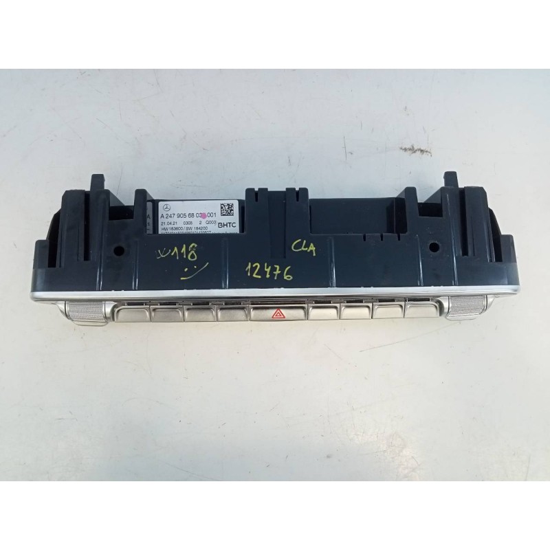 Recambio de mando climatizador para mercedes-benz cla-klasse (bm 118) cla 45 s amg 4matic (118.354) referencia OEM IAM A24790568