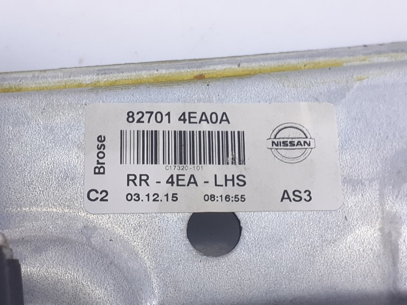 Recambio de elevalunas trasero izquierdo para nissan qashqai (j11) acenta referencia OEM IAM 827014EA0A  E2-A4-18-1