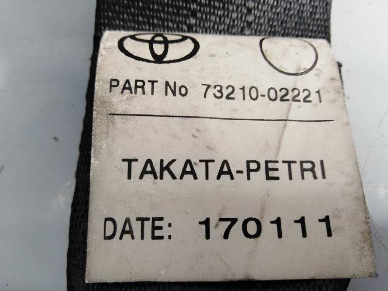 Recambio de cinturon seguridad delantero derecho para toyota auris básico referencia OEM IAM 7321002221  E2-B4-19-2