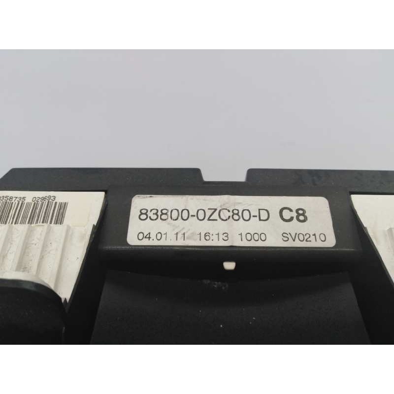 Recambio de cuadro instrumentos para toyota auris básico referencia OEM IAM 838000ZC80 A2C53300855 E2-B4-9-1