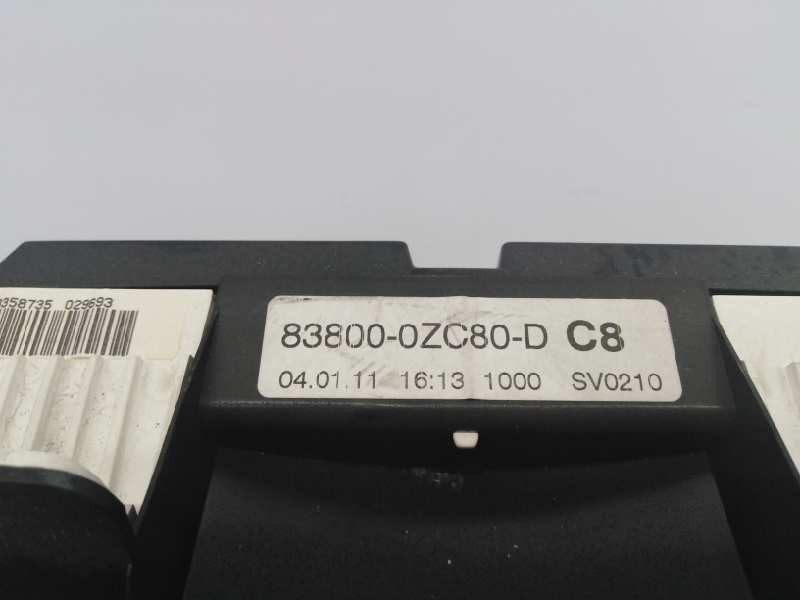 Recambio de cuadro instrumentos para toyota auris básico referencia OEM IAM 838000ZC80 A2C53300855 E2-B4-9-1