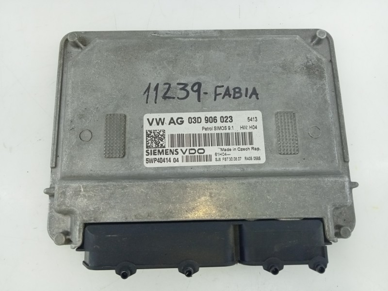 Recambio de centralita motor uce para skoda fabia (5j2 ) young referencia OEM IAM 03D906023 5WP4041404 E2-A1-39-3